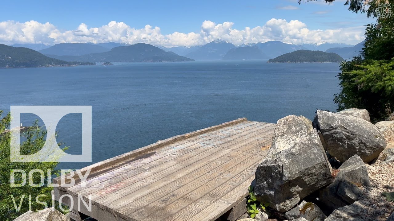 Best view of West Vancouver | Horseshoe bay Lookout July 1, 2022 [4K BIKE VIEW]